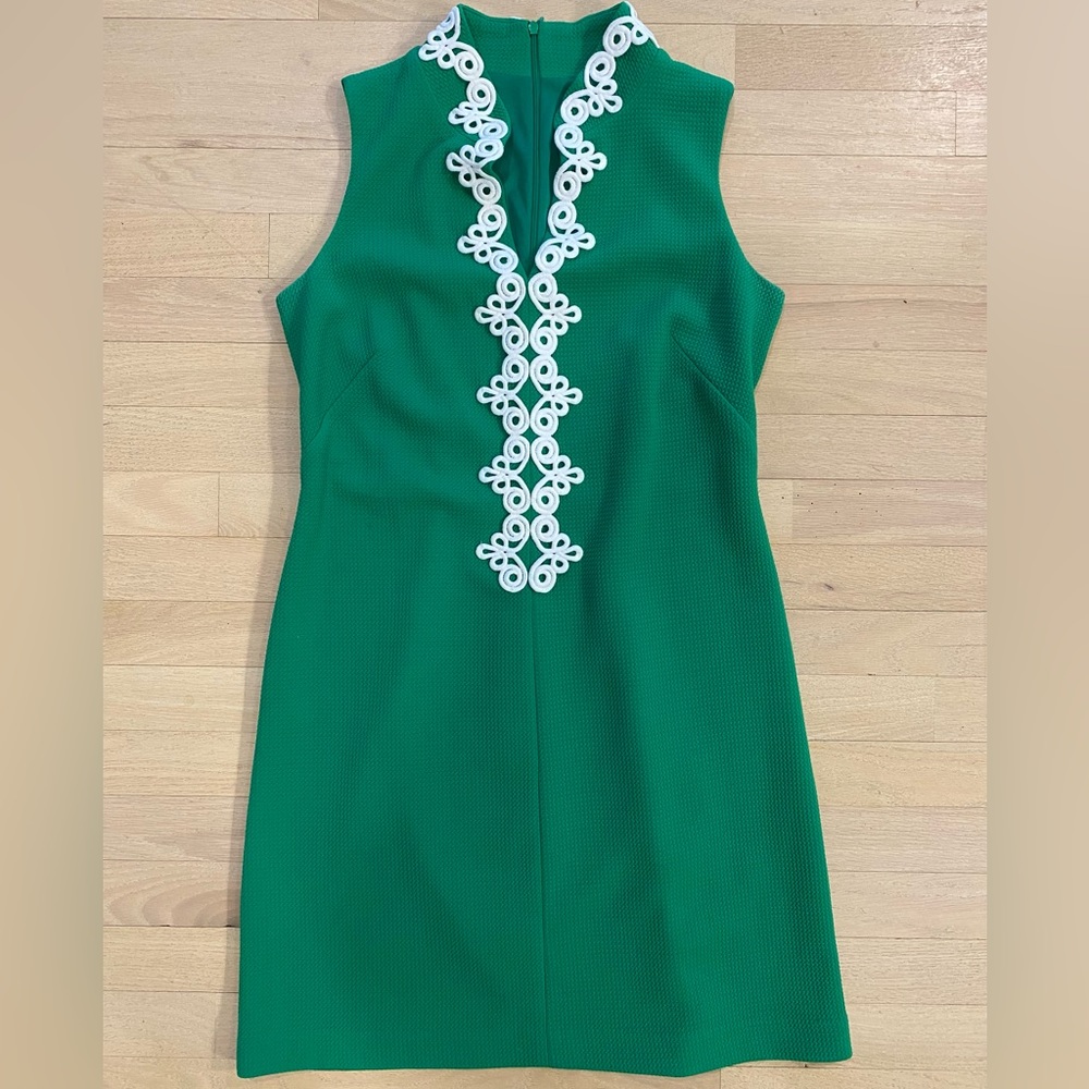 Vince Camuto Green summer mini dress frock size 8 Sail to Sable